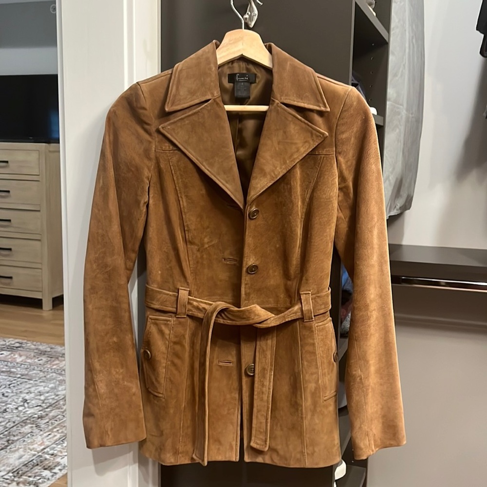 Frenchi suede coat